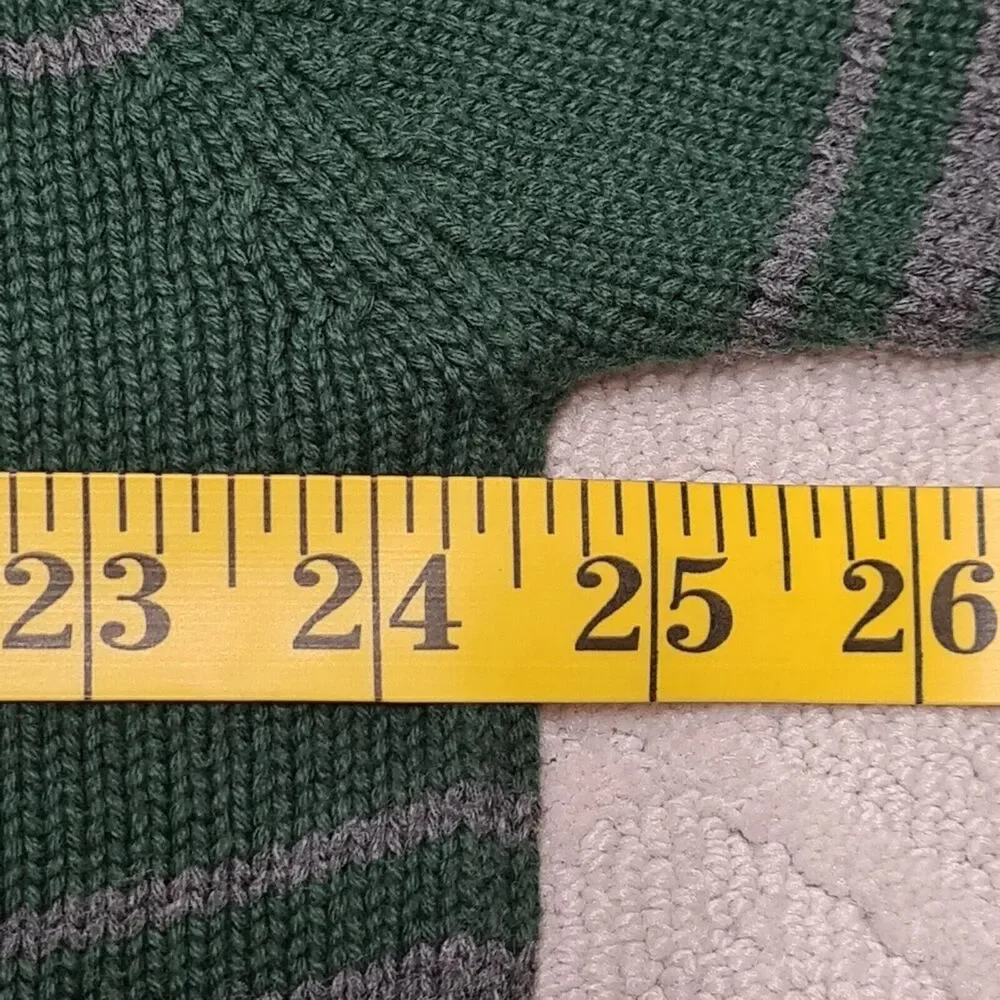 VTG Tommy Hilfiger Knit Sweater 90s Men's XL Crew Neck Striped Casual Preppy